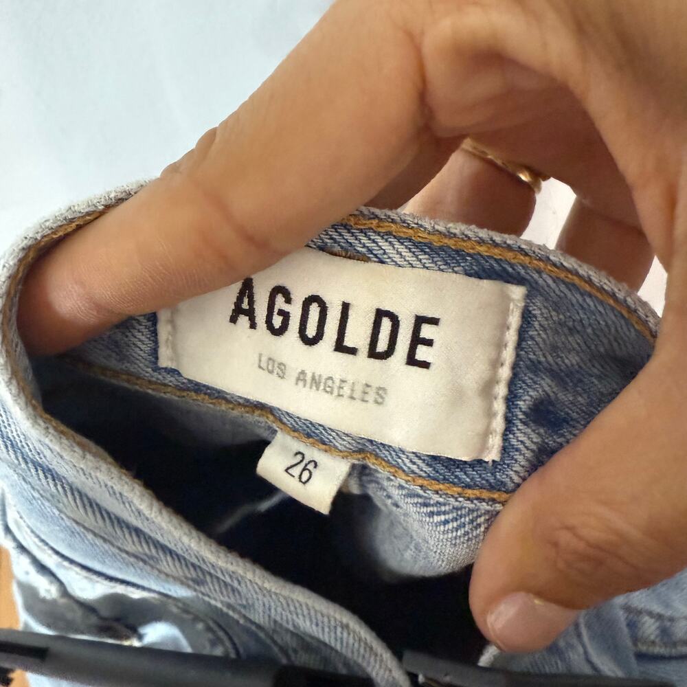 Agolde Riley High Rise Jeans Size 26 - Picture 7 of 8